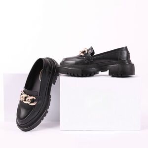 Classic Black Loafers for Women